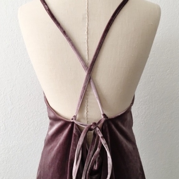 Lioness Purple Velvet Mini Dress XS - Picture 5 of 6